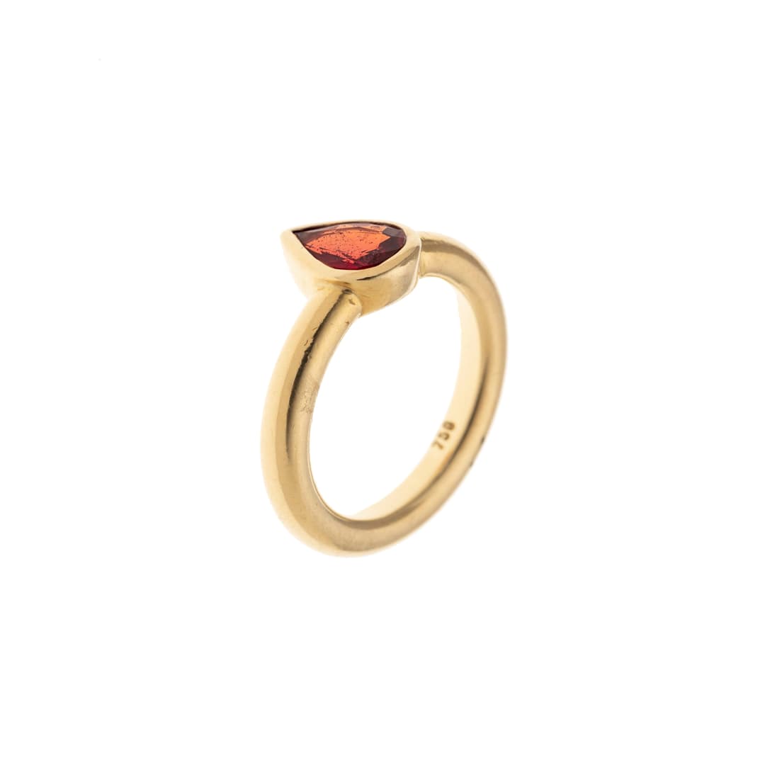 1 Saphir ca. 2,5 ct, orange