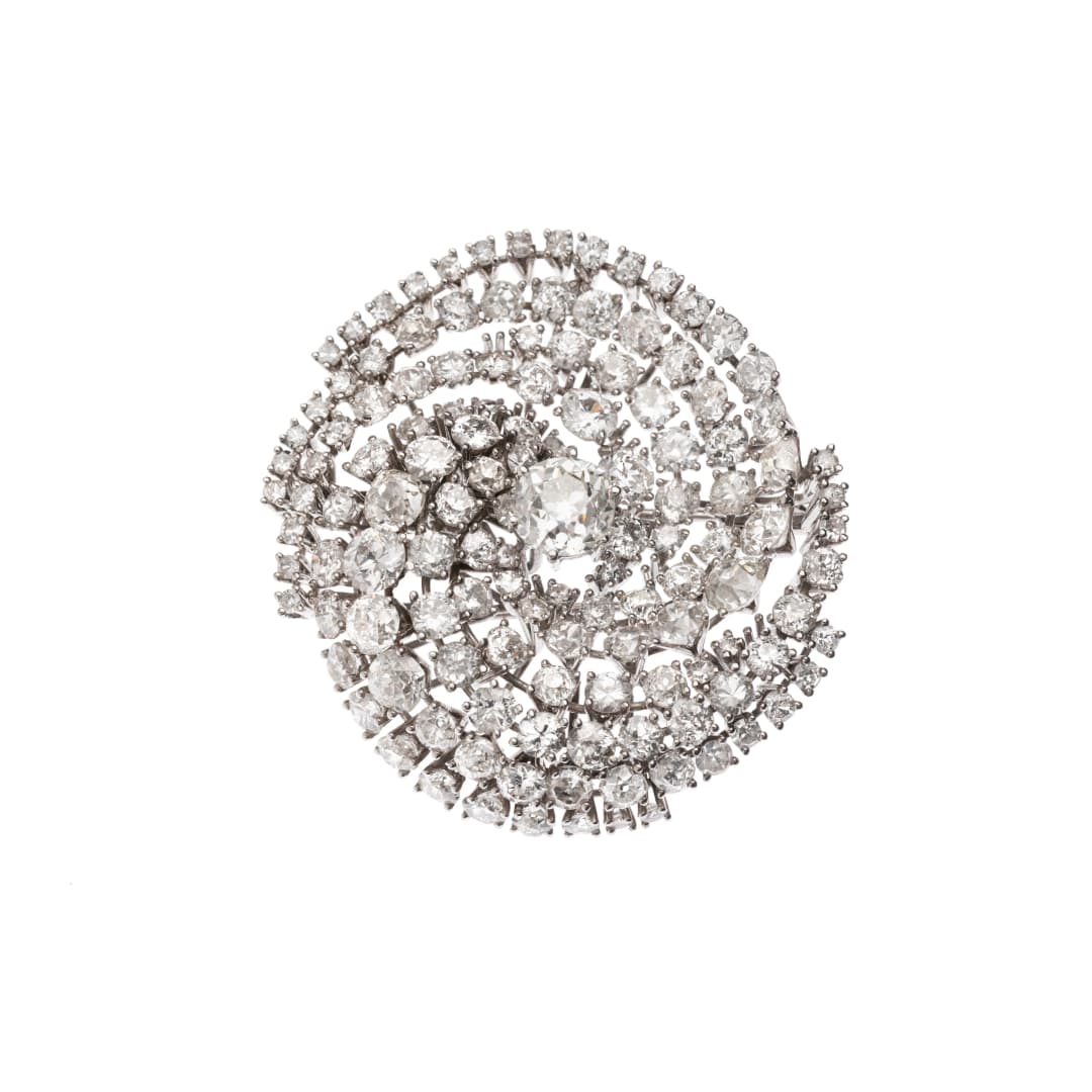 1 Altschliffdiamant ca. 1,0 ct H/ si1
129 Altschliff- und Achtkantdiamanten insges. ca.7,50 ct G-I/ si1-si2
60er Jahre
Marke: P. Rath - ehem. Karl Rothmüller, München