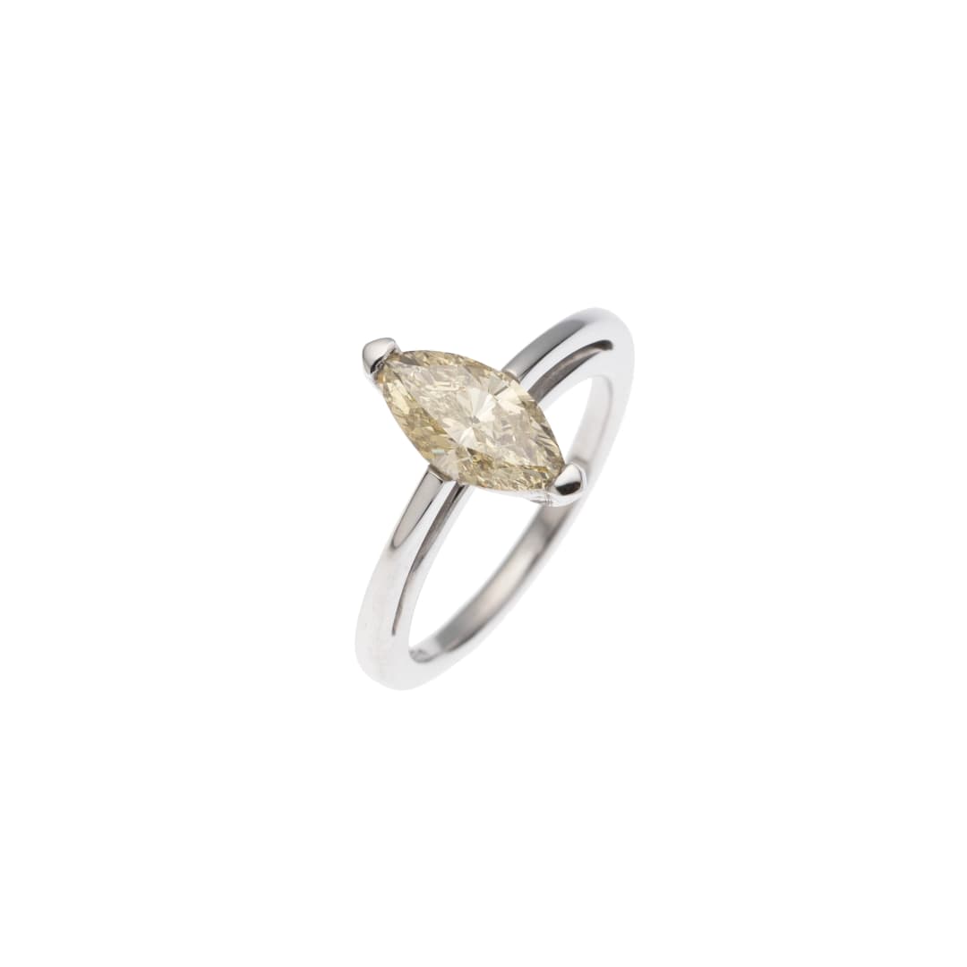 1 Diamant-Marquise 1,21 ct Fancy/ si2 (HRD-Zertifikat)